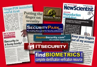 Biometric security press media coverage
