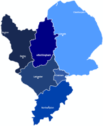 Courtesy of Wikitravel.org East Midlands map