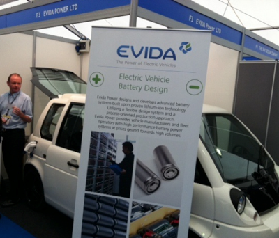 Low carbon vehicle show stand