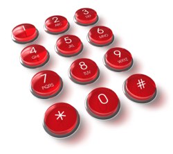 Mobile tech device keypad