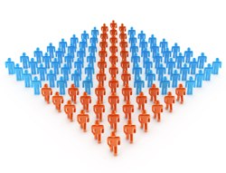 trade association team walking forward together