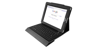 iPad case with bluetooth keyboard
