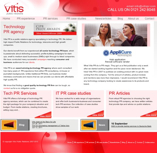 Original home page